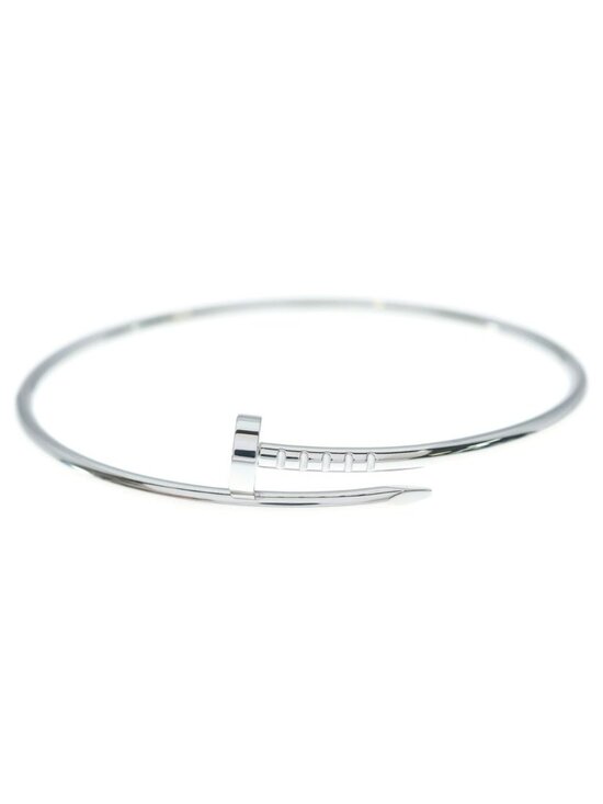 Cartier Jewelry - Cartier 18k White Gold Juste un Clou SM Bangle Bracelet